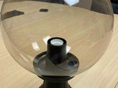 Pillar Light Smoked Glass 300 mm