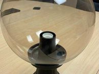 main image for ad Pillar Light Smoked Glass 300 mm