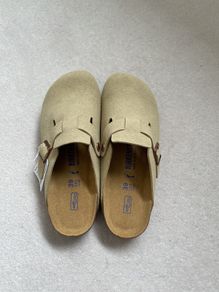 Camel suede leather Birkenstocks Size 39