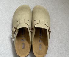 Camel suede leather Birkenstocks Size 39