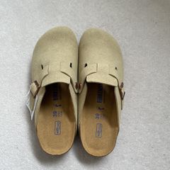 Camel suede leather Birkenstocks Size 39