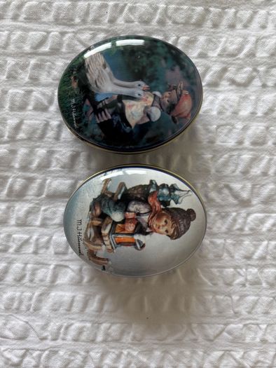 M J Hummel Pill Boxes (2) (including postage)
