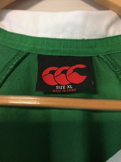 Ireland Rugby Jersey. Triple Crown Winning Jersey Year 2006. Official Canterbury Home Jersey. Authentic Original From The Time. Not A Modern Day Remake.