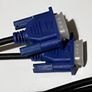 New: Blue/Black VGA to VGA Cable (15-pin, Male to Male) Image 6
