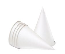 Water Cones 4.5oz Paper Cups