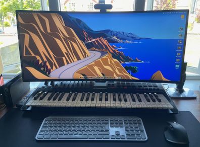 LG UltraGear 38 Ultrawide Gaming Monitor + Ergotron LX Monitor Arm