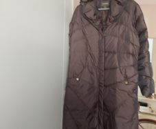 Easy Comfort Brown Down Winter Coat Size UK 12-14