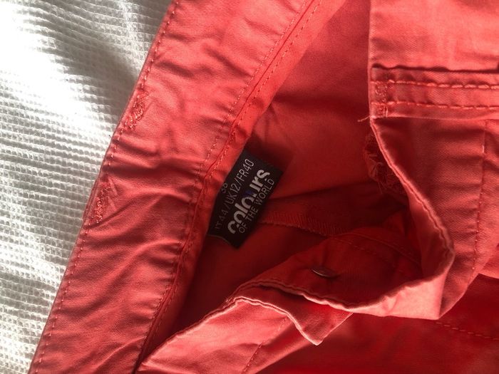 Coral trousers size 12