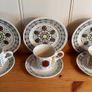 Vintage Mid Century Modern Broadhurst Kathie Winkle Designed Teaset in the Sombrero Pattern Image 3