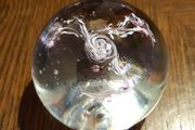 Crystal ball paperweight
