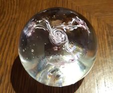 Crystal ball paperweight