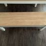 Dining table and bench set - oak effect and white Image 3