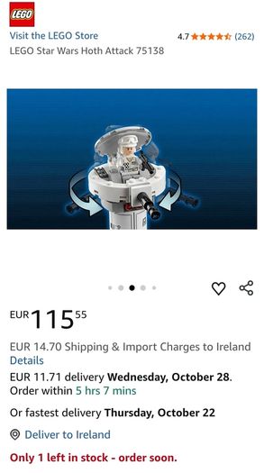 90 Euro Each!! - Lego Star Wars - Retired Sets