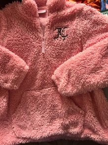 Juicy couture Sport, pink teddy fleece pullover