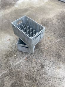 Guinness bottle crates