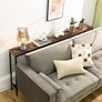 Console Table, 180 CM Narrow Long Sofa Table, Entryway Table, Industrial Sofa Table, Side Table, for Hallway, Living Room, Sturdy and Stable, Easy to Assemble, Rustic Brown Image 5