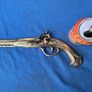 Vintage solid brass wall hanging pistol Image 3