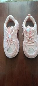Pink sneakers