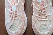 Pink sneakers