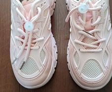 Pink sneakers