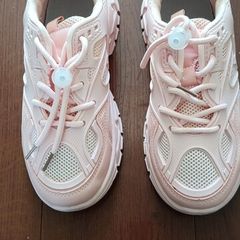 Pink sneakers