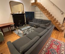 Pair of three/seater sofas priced to go.