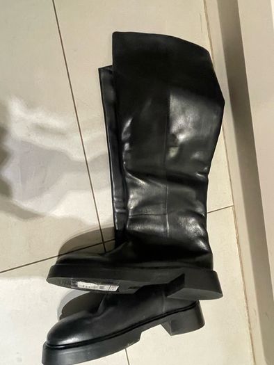 tall boots riding black women Jigsaw size 5 BNWT