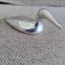 Hoselton Aluminium Sculpture Figurine vintage circa 1970 signed #1555 made in Canada Loon Duck Goose Fowl in very good condition see all photos FREE STANDARD POSTAGE INCLUDED Image 8