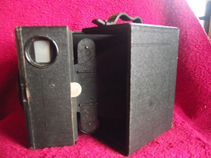 Ernemann "Film K" 6x9 Box Camera With Original Shop Box - Circa 1920 - 1926