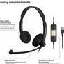 PRICE REDUCED from 50 TO SELL!! Sennheiser SC 60 USB ML - Call Center - headset - on-ear - wired - black with orange highlights Image 7