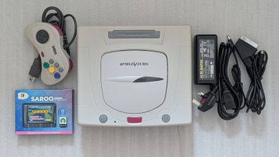 Sega Saturn : Saroo : 128GB : ReSaturn PSU : Japan Import