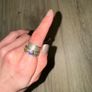 Anti-stress spinning silver ring 52 Image 3