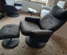 Single Sofa and matching Stool