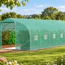 Large Walk-In Tunnel Greenhouse 30 x 10 ft Heavy Duty Polytunnel Image 2