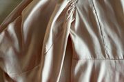 Topshop pale pink / peach satin blouse