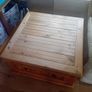 coffee table. solid mexican pine. Image 4