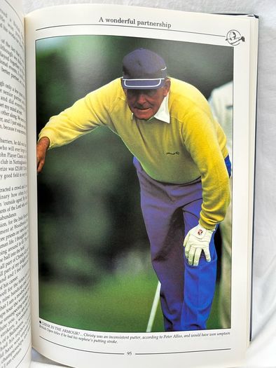 Christy O'Connor Snr SIGNED autobiography Golf Legend