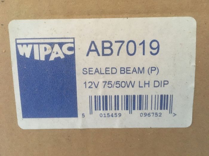 Wipac 7" sealed beam