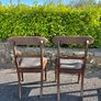 vintage solid wood chairs Image 3