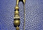 Designer Miglio Safety Pin Silver Brooch