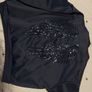 Navy Angel Wings Sequin Hoodie. New. Size M Image 6