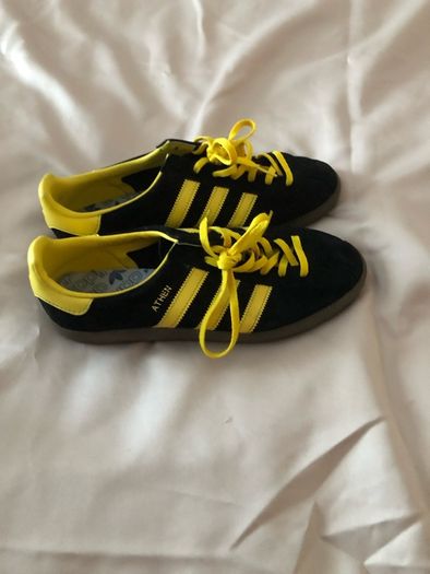 Mens new city series athen black & yellow trainers size 7