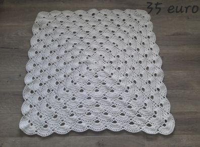 Stunning christening blanket