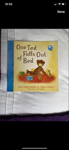kids book - One Ted falls out if bed