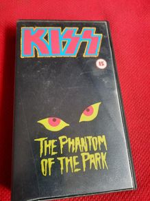 KISS: The Phantom of the Park -UK VHS