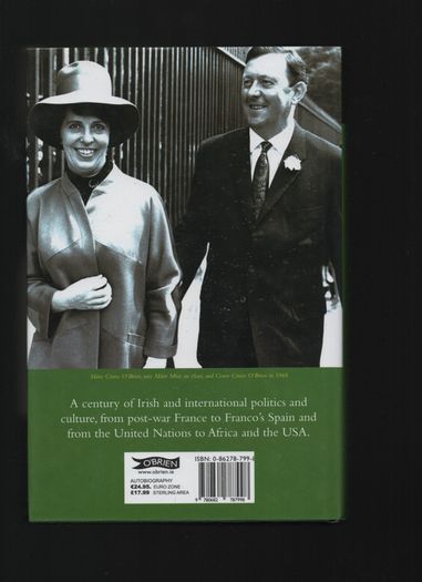 Maire Cruise O'Brien. The Same Age As The State.