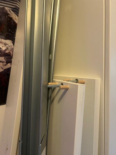 IKEA BRIMNES Double bed frame with storage white