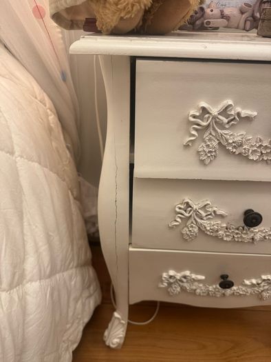 Beautiful 3 drawer French style locker.
