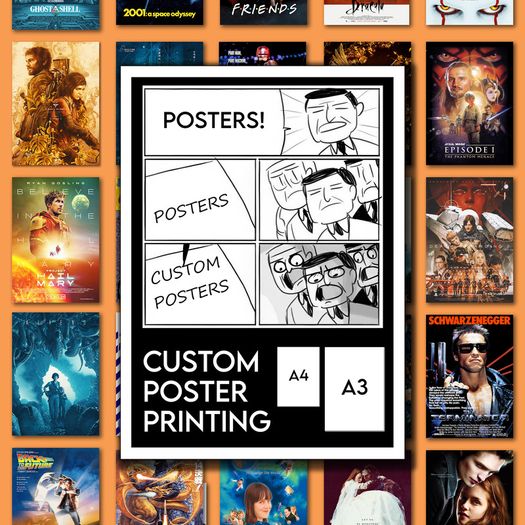Custom Posters - A3 / A4 Prints