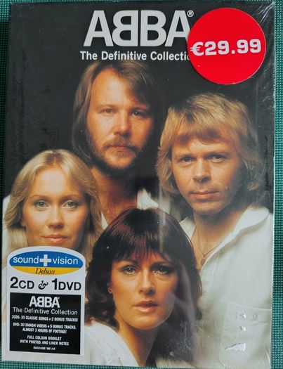 ABBA - The Definitive Collection Deluxe Sound + Vision 2xCD / DVD Set (2004) BRAND NEW SEALED